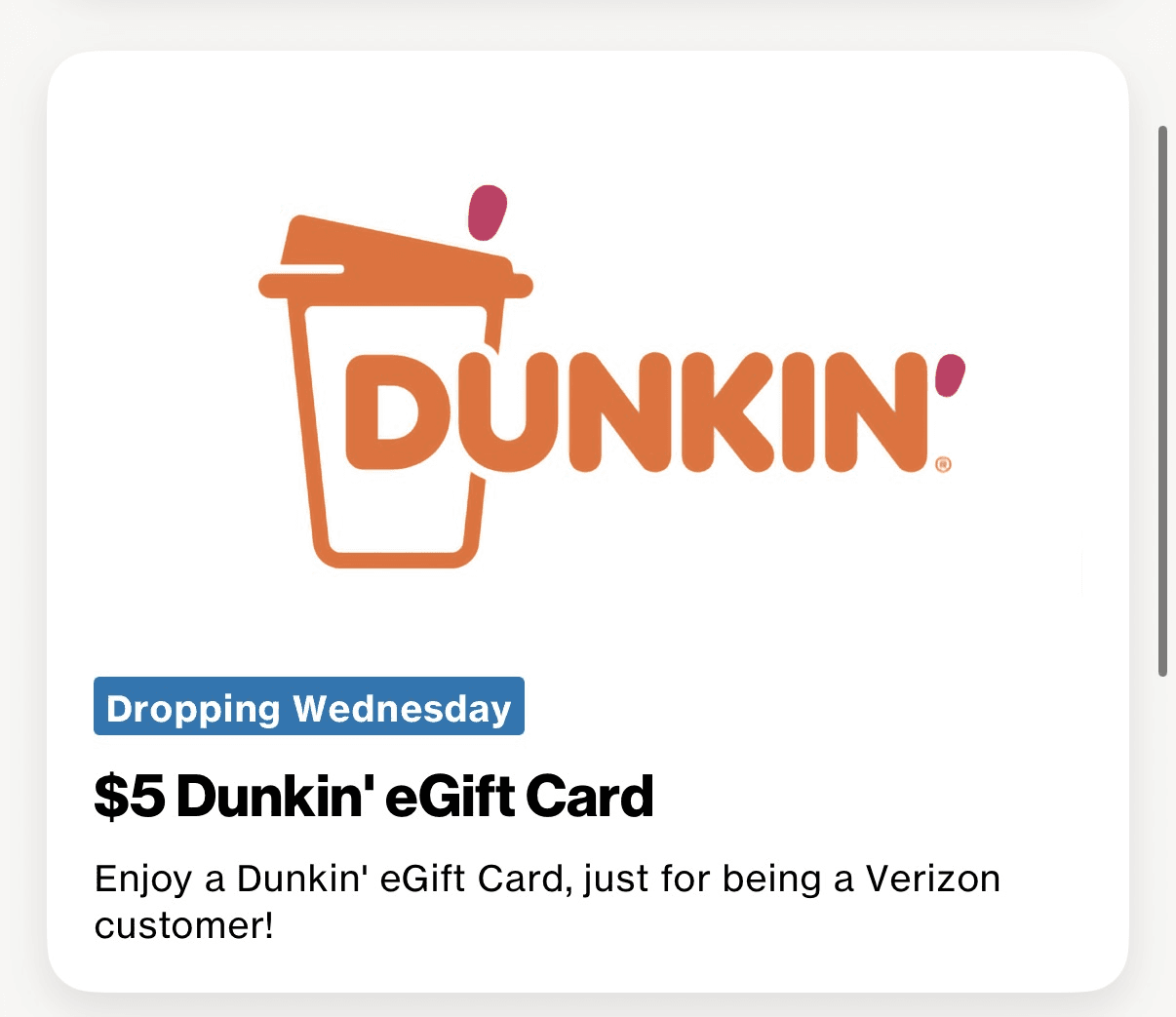 Verizon Member Weekly Freebies