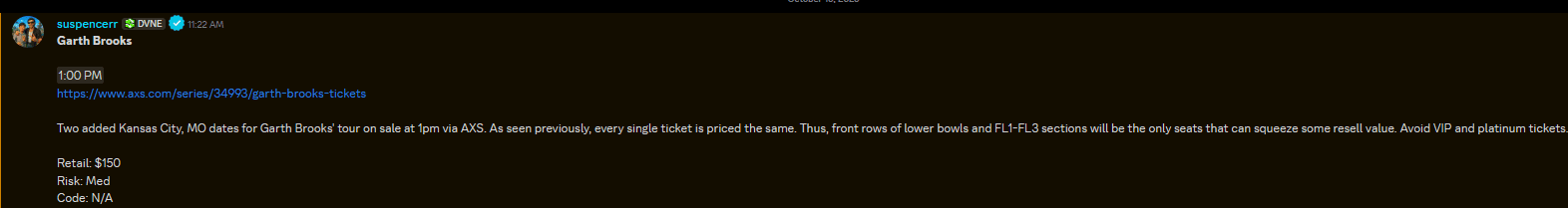 Garth Brooks tickets