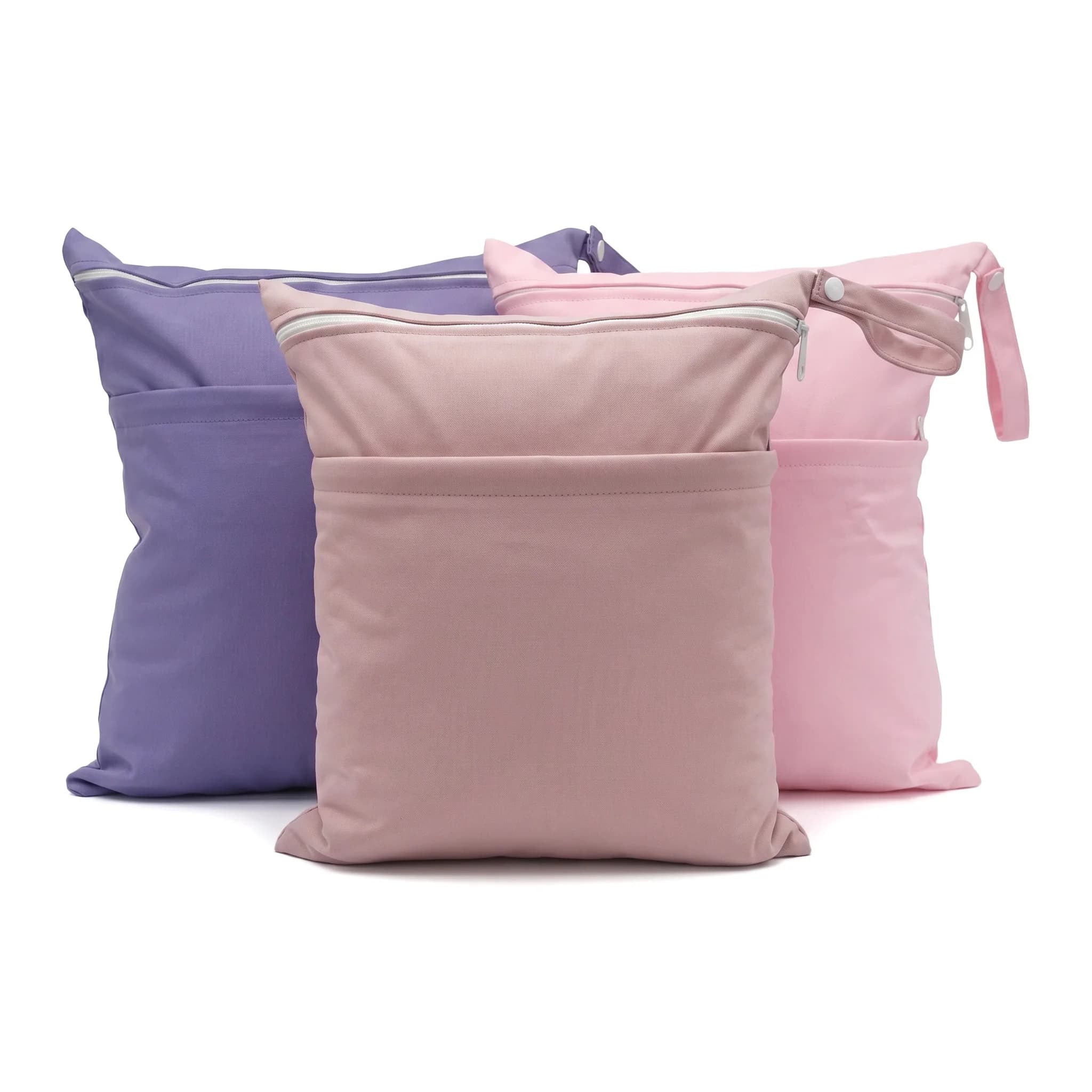3PCS Wet Dry Bag 11.8"x14.2" Waterproof Travel Beach Gym Swimsuits Wet Clothes & Wet Clothes with 2 Pockets