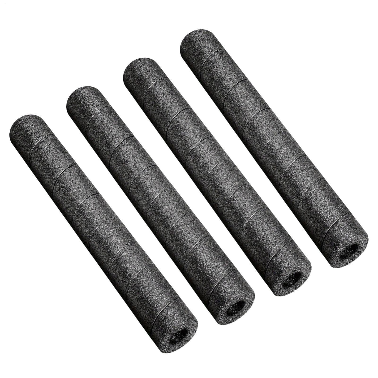 4 Pack Pipe Insulation Foam Tube,Black Pool Noodles,Pool Noodles Foam, 15.7 Inches Black Pool Noodles Foam, Multi-Purpose Snake Pipe Wrap Protection For Outdoor Indoor Swimming Pool Handle