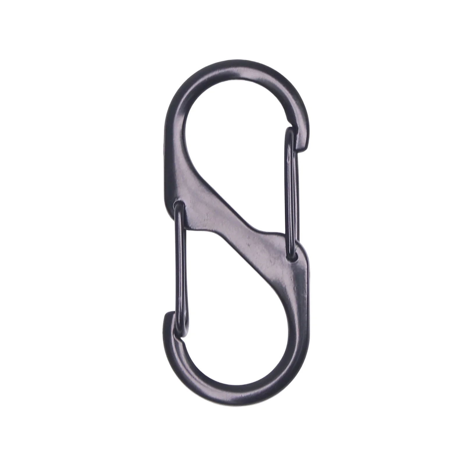 5.1Cm Double End S Type Carabiner Quick Clip Multi Function Metal Hook For Outdoor Camping And Daily Use