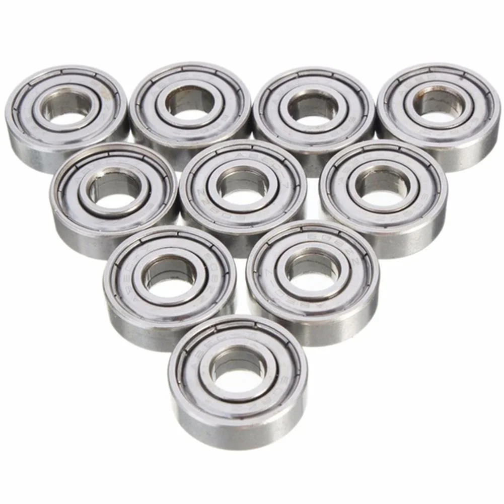 608ZZ Deep Groove Ball Bearing for Skateboard, Motor, Inline Skates - High Speed Steel