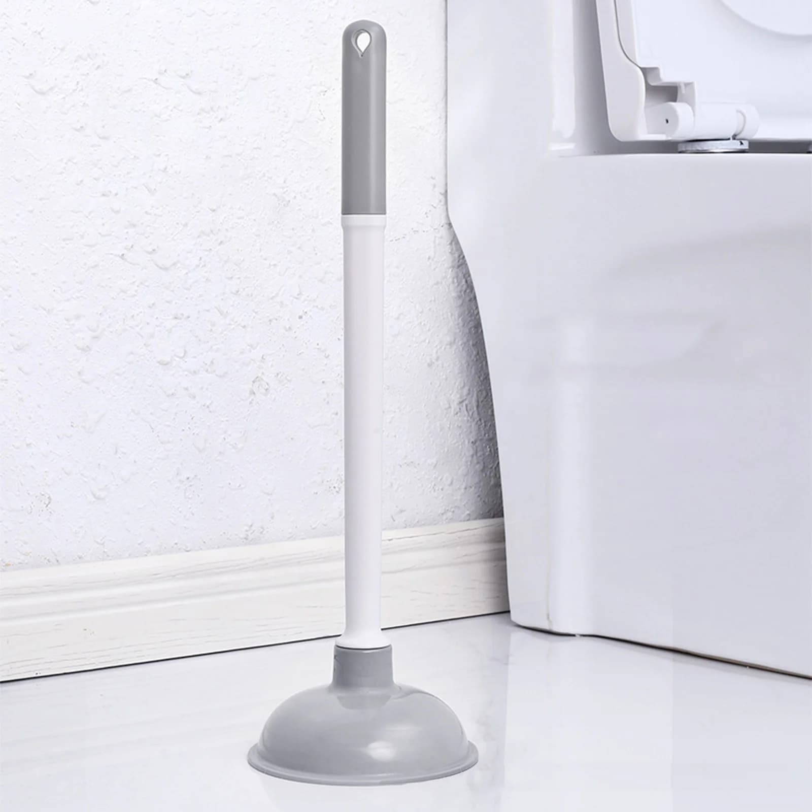 Aodebiao Toilet Plunger for Bathroom, Heavy Duty Plunger for Toilet Clog Remover, Powerful Sink Drain Plunger Tool for Kitchen Bathtub Shower Floor Gutter, Household Pipe Unblocker Cleaning Tool