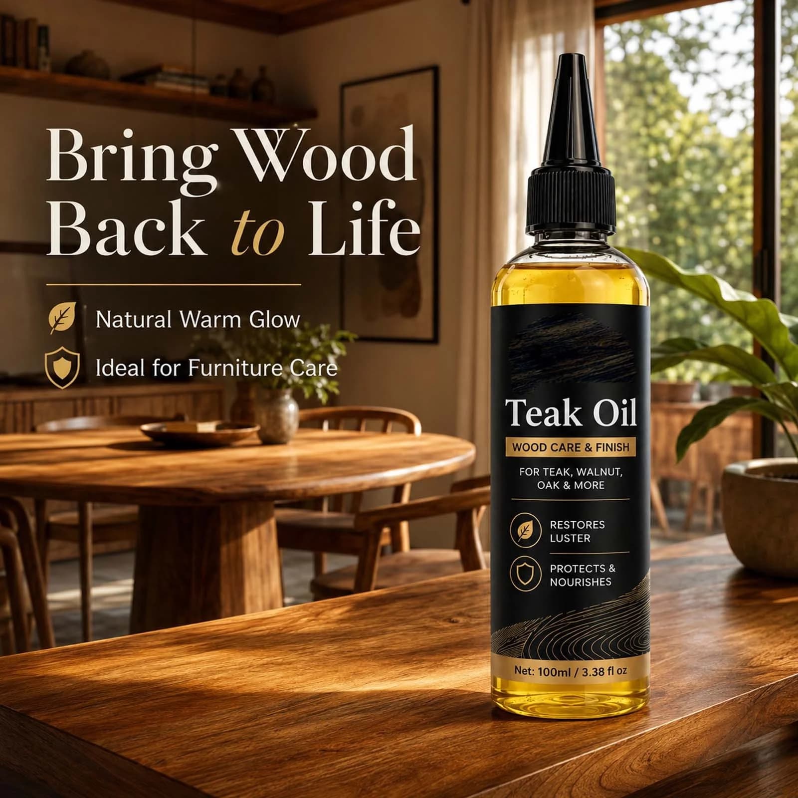 Donemore Furniture Hardwood Polish Cleaner Conditioner Shine Care Wood Surface Scratch Treatment Wax Protection Spray for Table Chair Cabinet