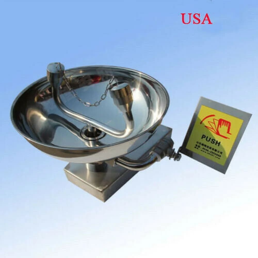 Emergency Eyewash Station Lavador de Rostro de Pared de Acero Inoxidable 304 Station