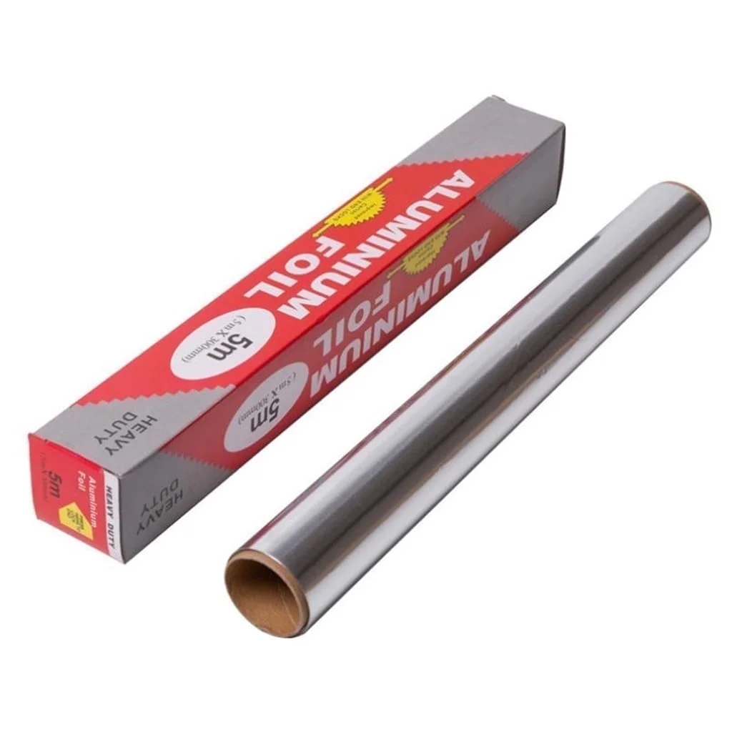 Heavy Duty Disposable Aluminum Foil Sheets for Grilling and Baking, Food-Grade Non-Stick BBQ Tin Foil Paper for Kitchen Cooking, Oven, Camping, and Meal Prep Use, B