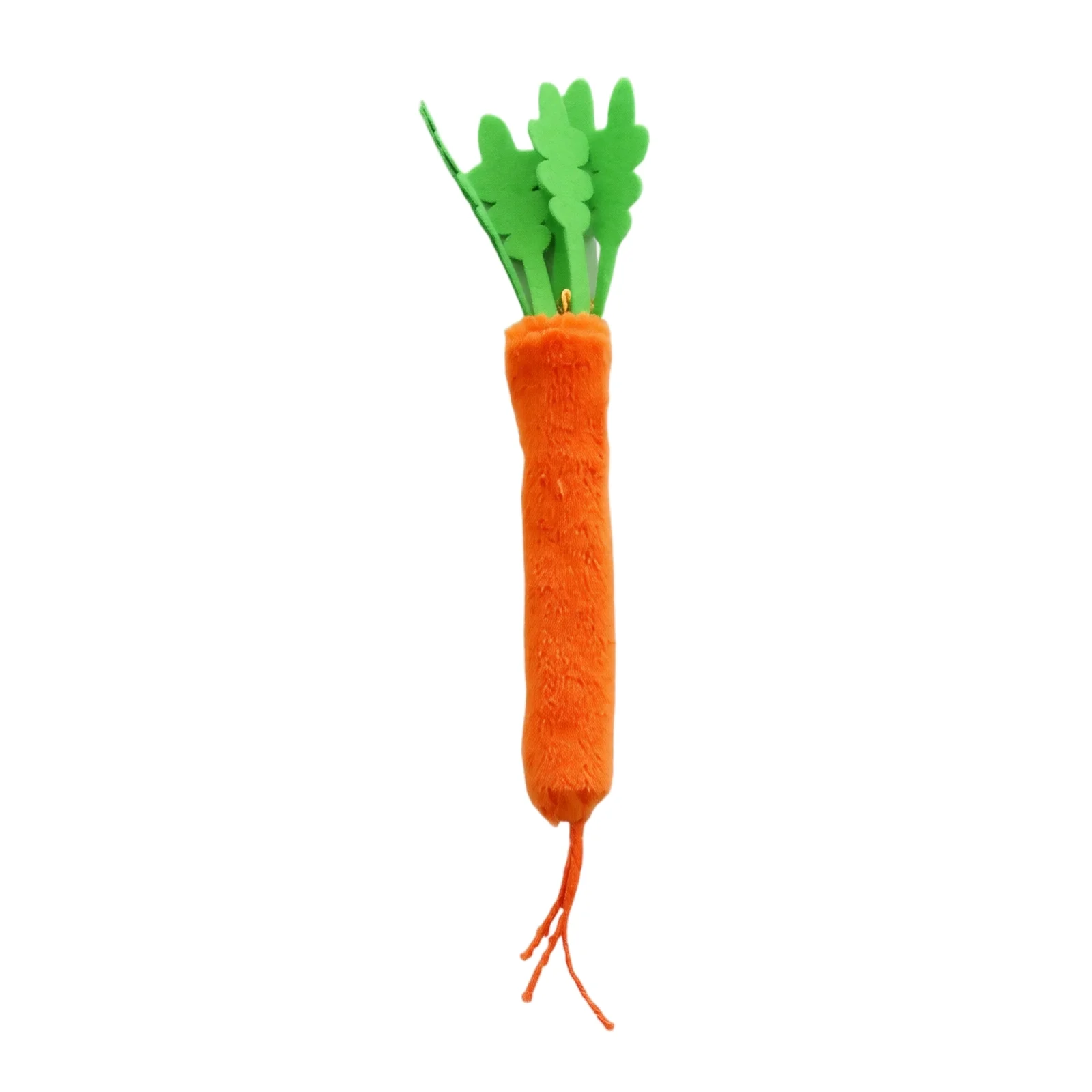 Matatabi Chew Stick Carrot Shape Toy for Cats, Natural Silver Vine Teething Activity, Realistic Vegetable Design for Feline Dental Health