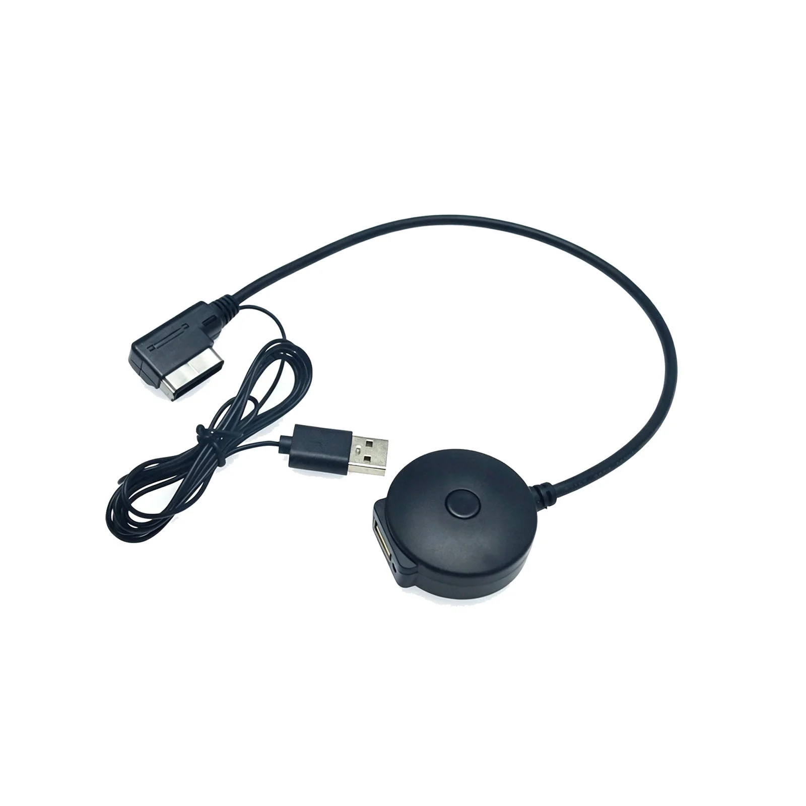 Multimedia Bluetooth Audio Cable Adapter, Car Wireless Music Receiver, with Hands-Free Calling and Stereo Sound, for Car Home Speaker