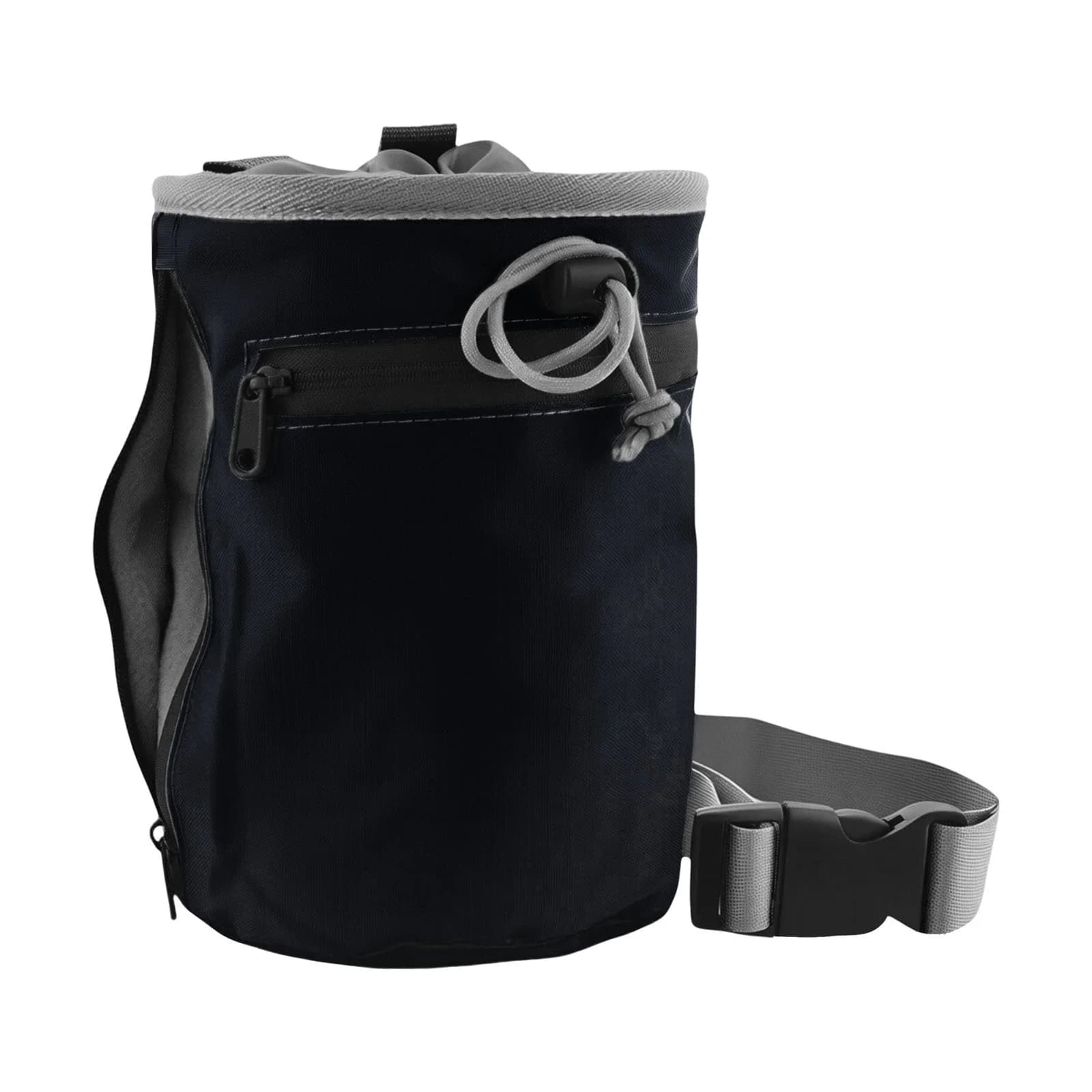 Rock Climbing Chalk Bag with Secure Zipper Pocket & Adjustable Belt for Bouldering Weightlifting Gym