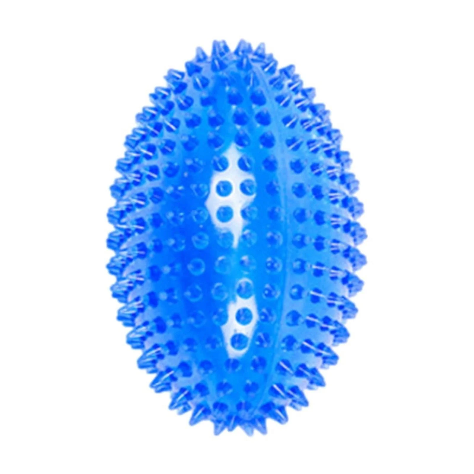 Squeaky Dog Toy Spikey Dog For Aggressive Chewers Funny Squeaky For Dog Indestructible Spiky For Teething Interactive Pet Supplies Attractive For Aggress, 12x8x8cm, Blue 1PCS