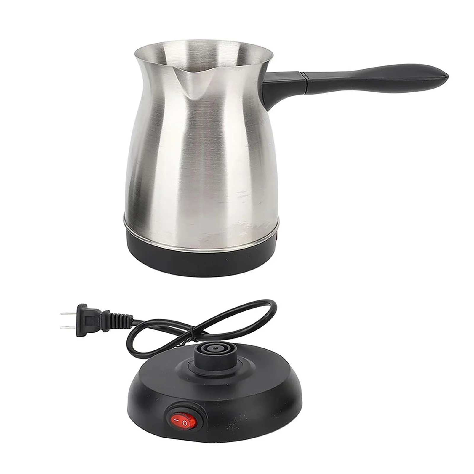 Percolador de Café de Acero Inoxidable, Cafetera Eléctrica Multifunción con Función de Mantener Caliente, Capacidad de 600 Ml para Café, Té y Leche, Operación Fácil con un Botón