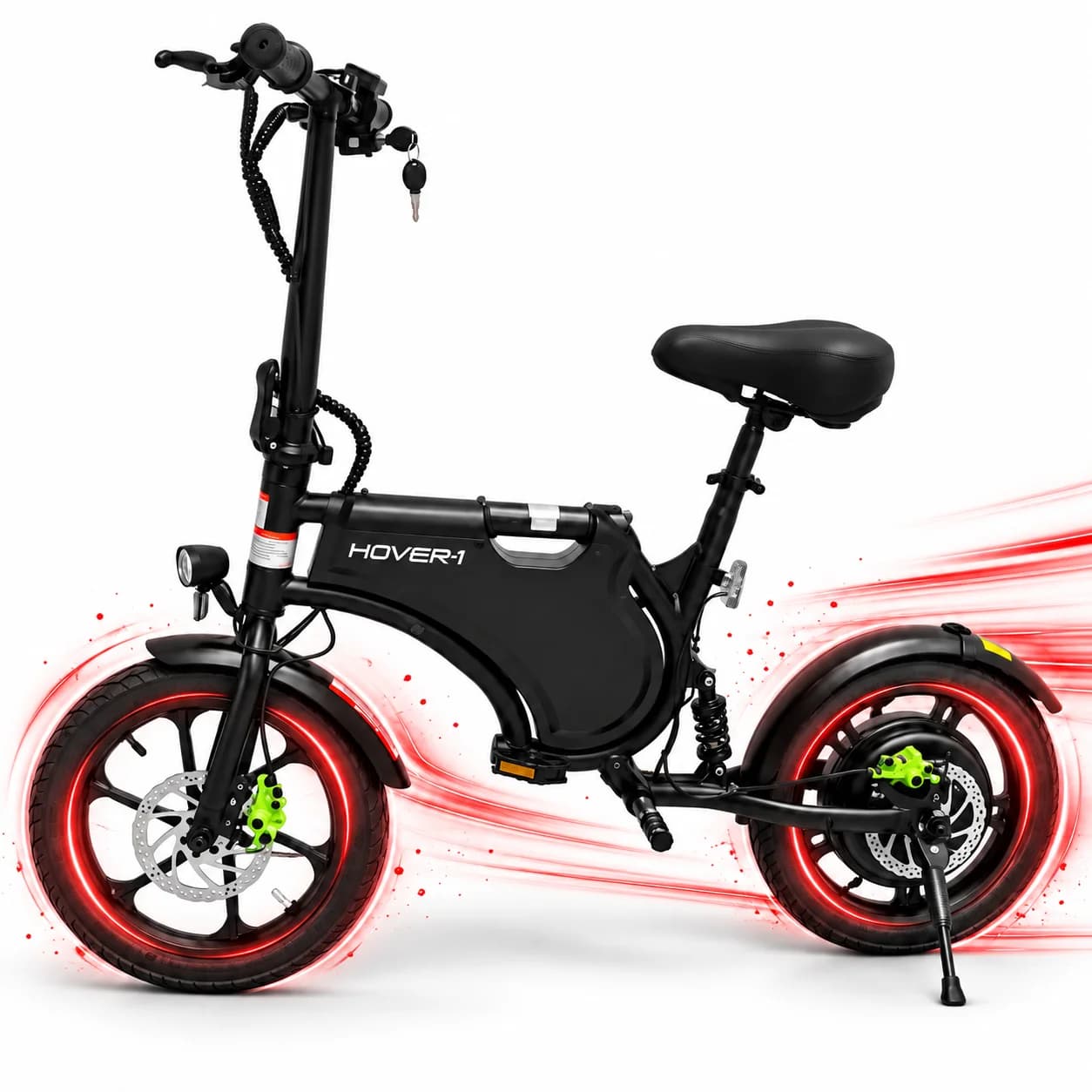 YareYi 450W Electric Bike, 20MPH 16"Tire Ebike, Foldable Commuting Electric Bicycle for Adults 9.6Ah, UL2849