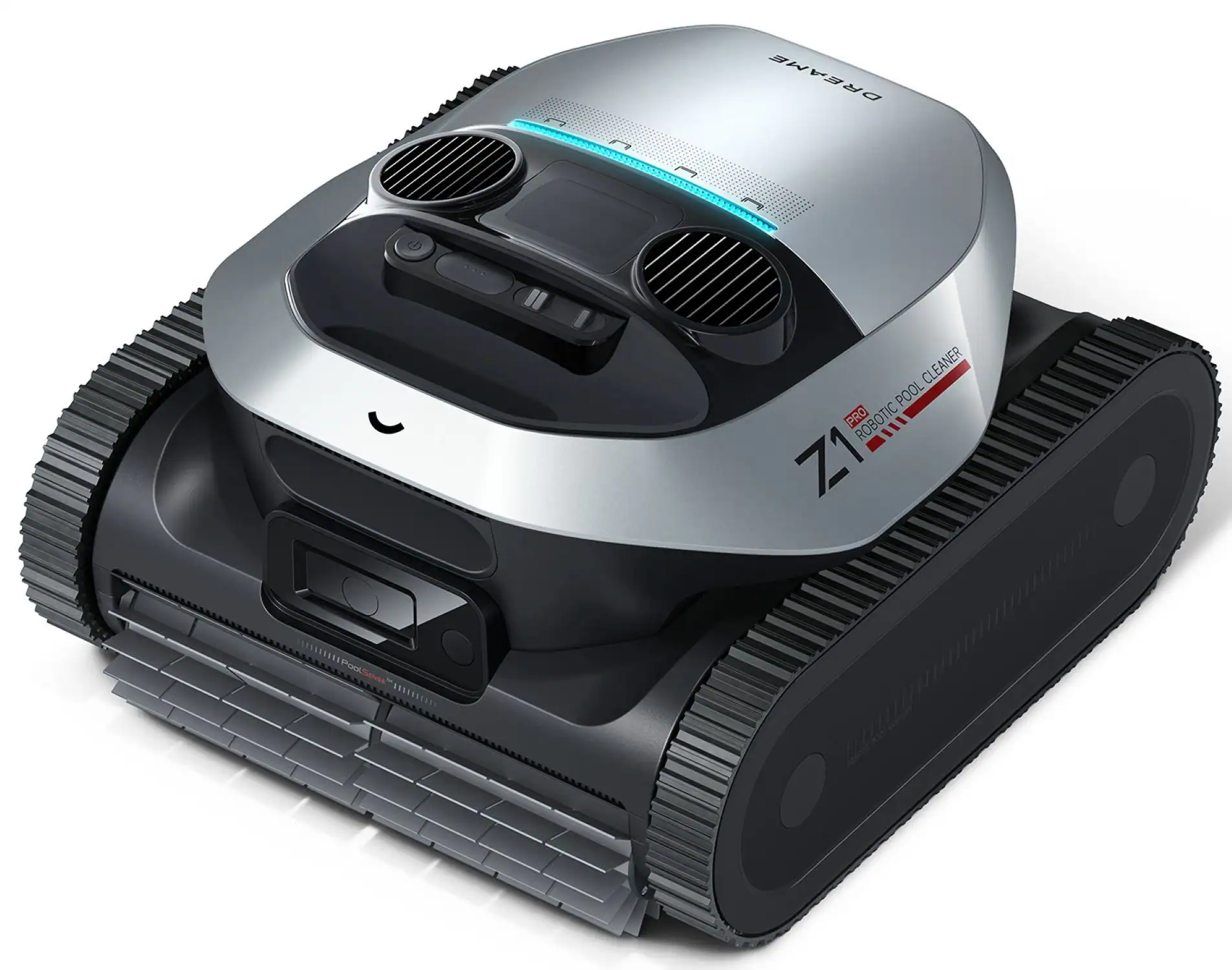 Dreame - Z1 Pro Cordless Robotic Pool Cleaner for In-Ground Pools, 2160 sq ft Max, 180 Min Runtime – Silver/Black - Silvery/Black
