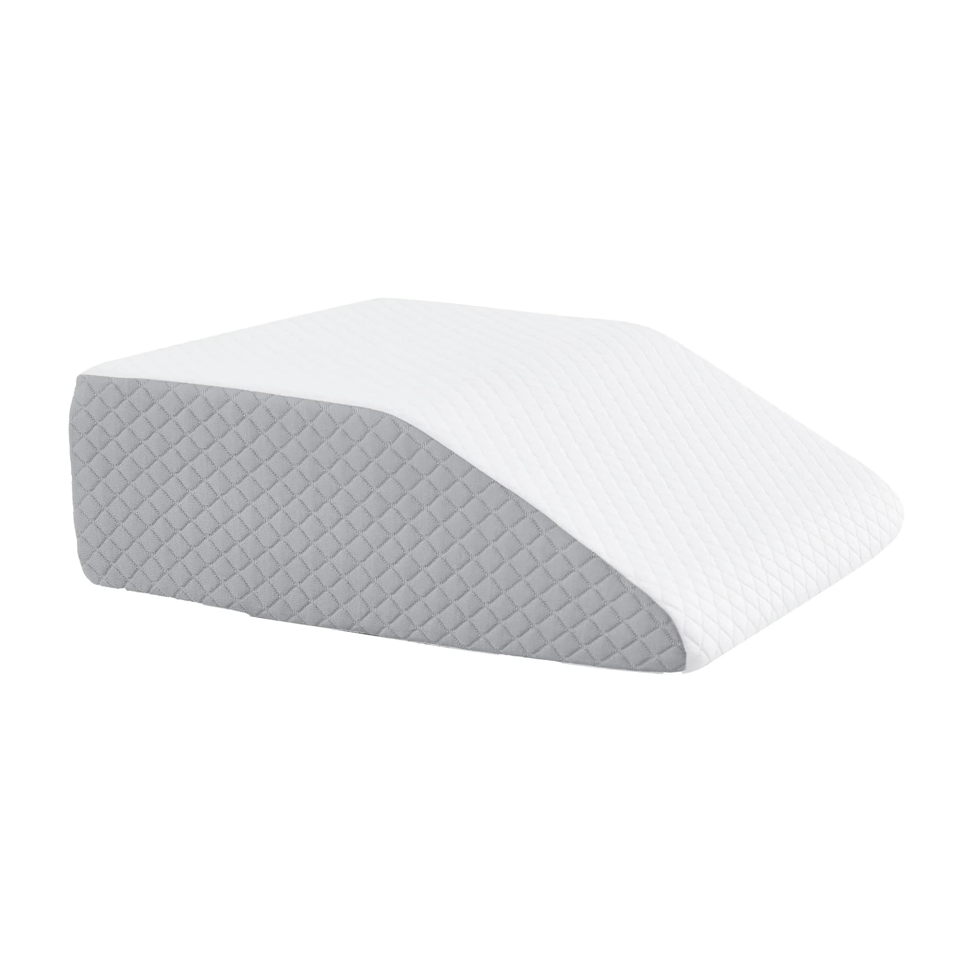 Sweet Home Collection - Leg Elevated Support Wedge Pillow with High Density Foam - White