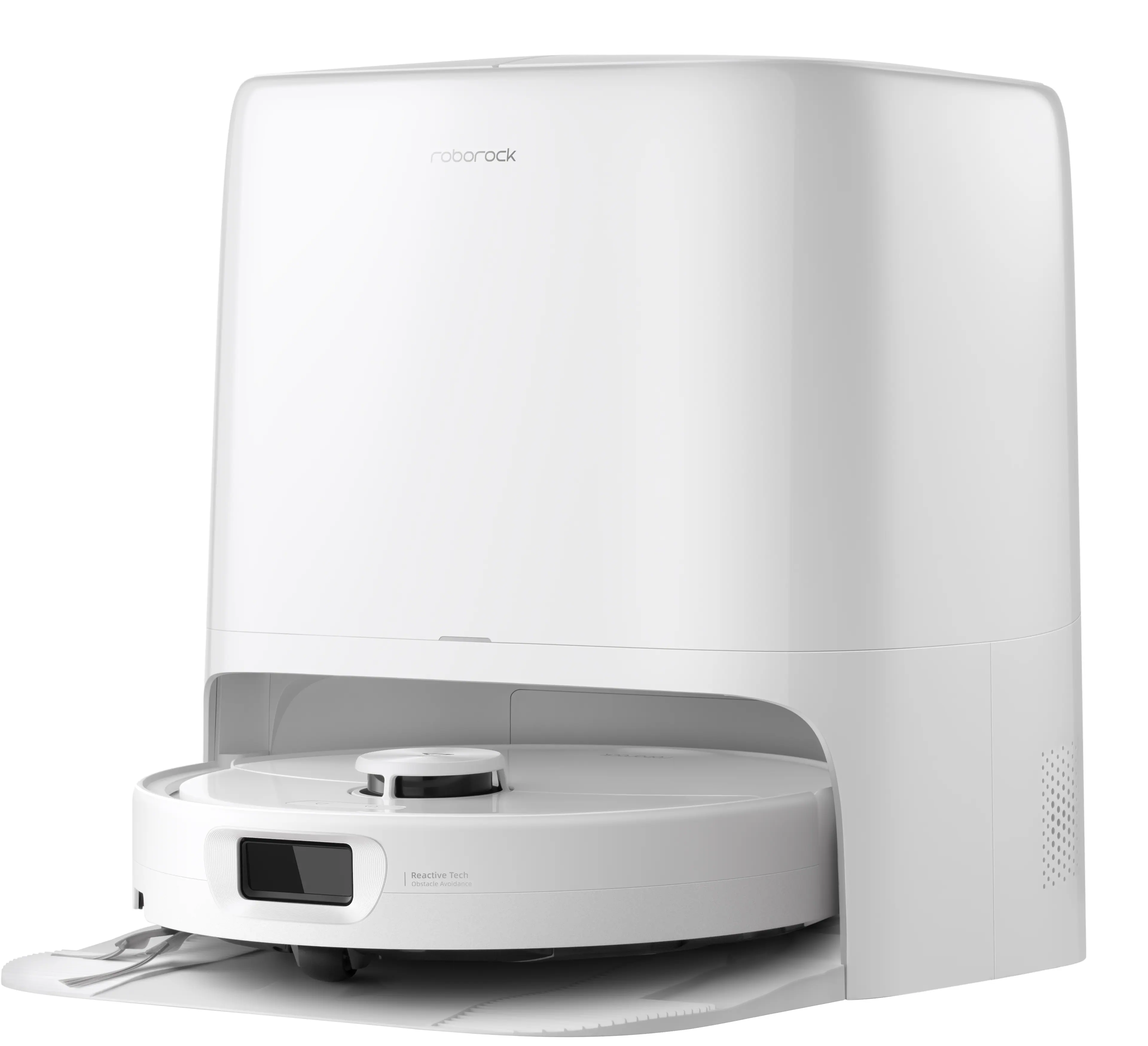 Roborock - Qrevo 2 Prolite Robot Vacuum and Mop, 20,000Pa Suction, FlexiArm Edge Mopping, Zero-Tangle - White