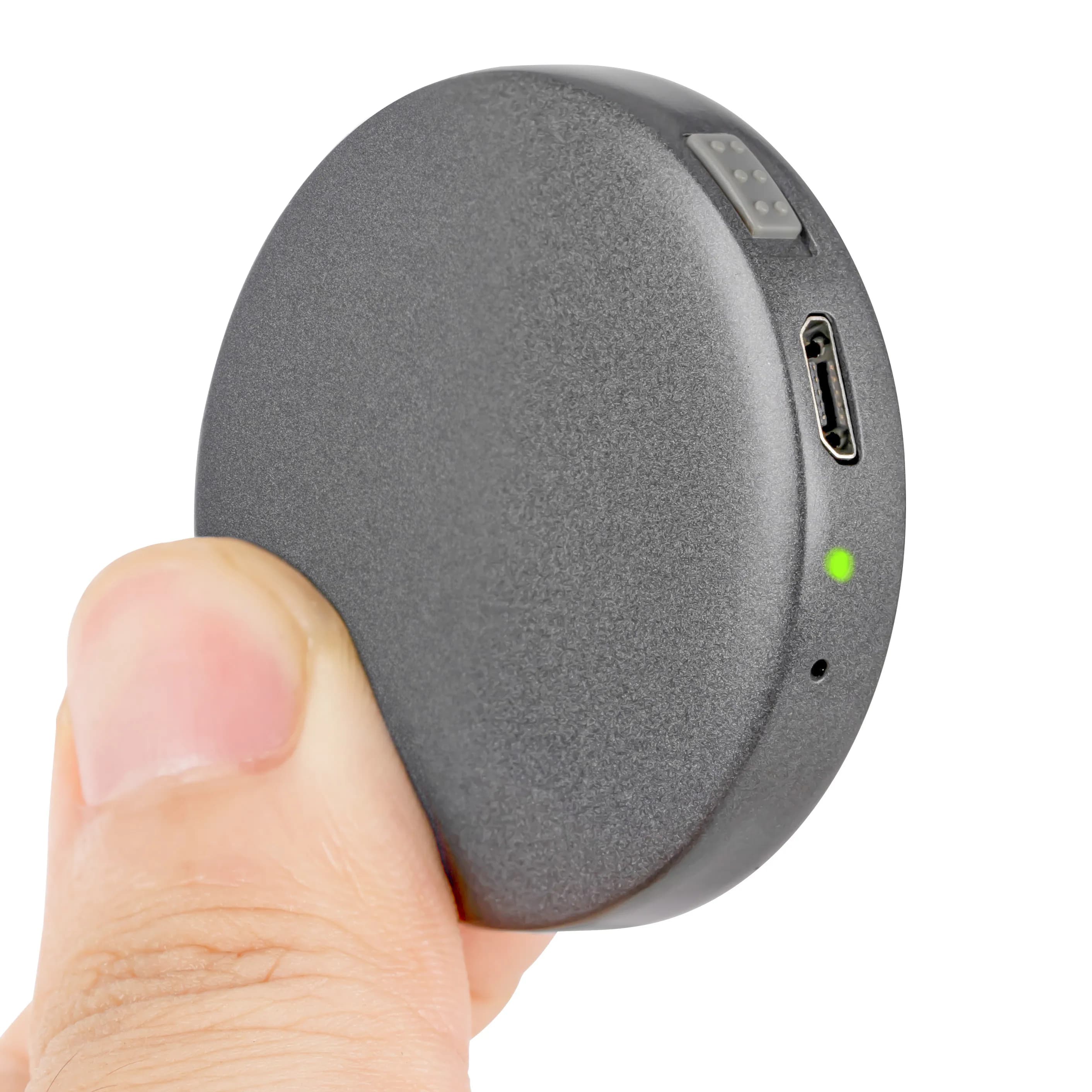 Knight Security - 64GB (600 hour) Small Voice Recorder Device | Magnetic Mini Audio Recorder | Mini Sound Recorder - Knight KT1000 - Gray