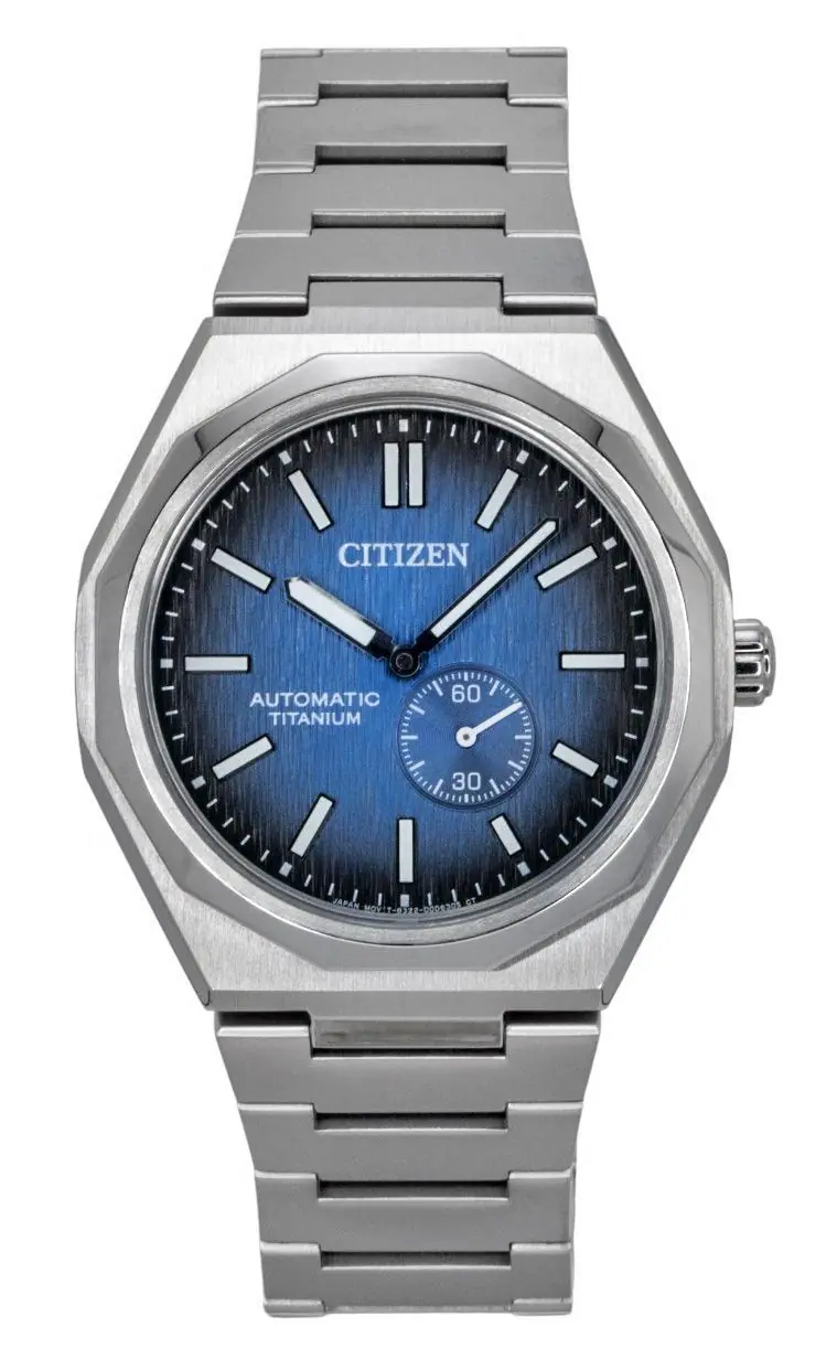 Citizen - Zenshin 60 Super Titanium Dial Automatic NK5020-58M 100M Men's Watch - Dark Blue