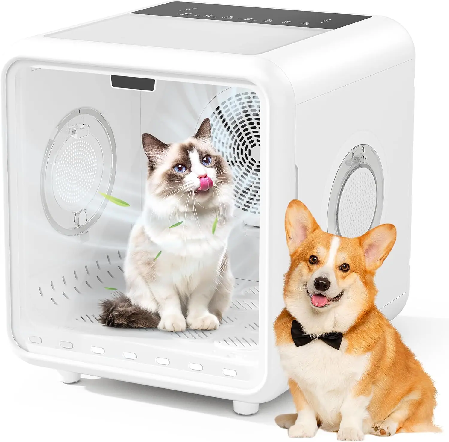 Sugift - Pet Dryer Box for Cats and Small Dogs 75L Quiet Drying Room with App Control 360 Degree Airflow and Adjustable Heat