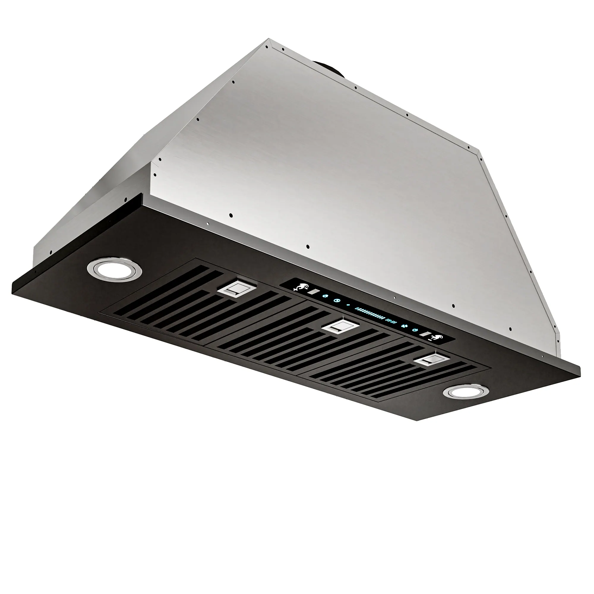 Onefly - 36 inches - Convertible - Range Hood Insert - Black Stainless Steel