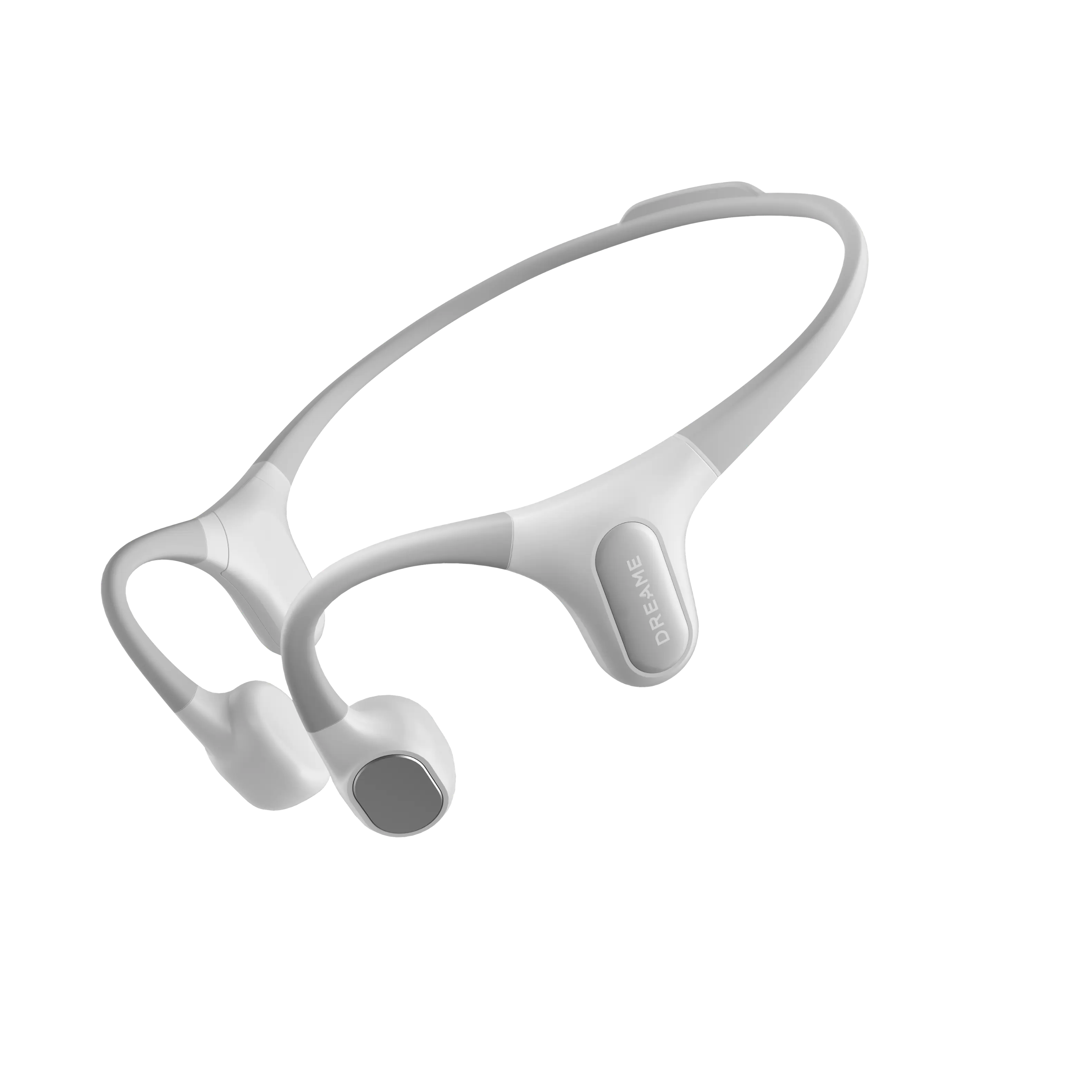 Dreame - Aqua Plus Wireless Bone Conduction Open-Ear Bluetooth Sports Headphones - Grey - Gray