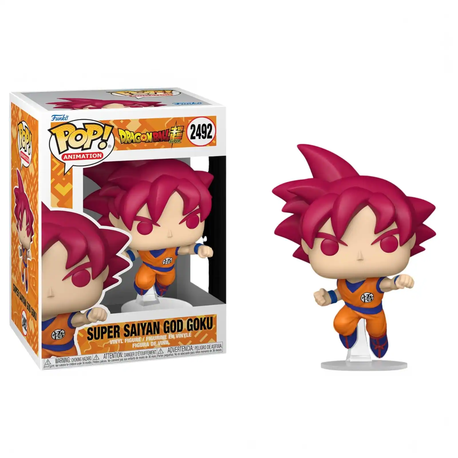 Funko - Dragon Ball: Super Sayan God Goku #2492