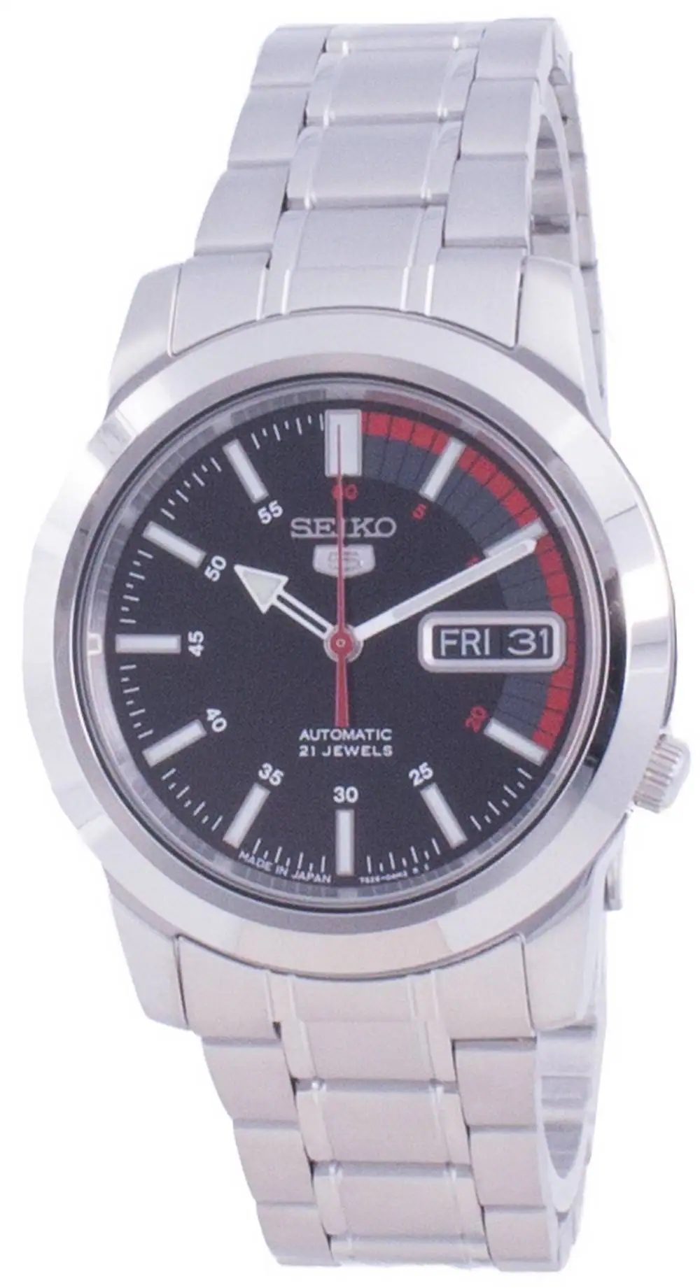Seiko - Automatic SNKK31 SNKK31J1 SNKK31J Japan Made Men's Watch - Black