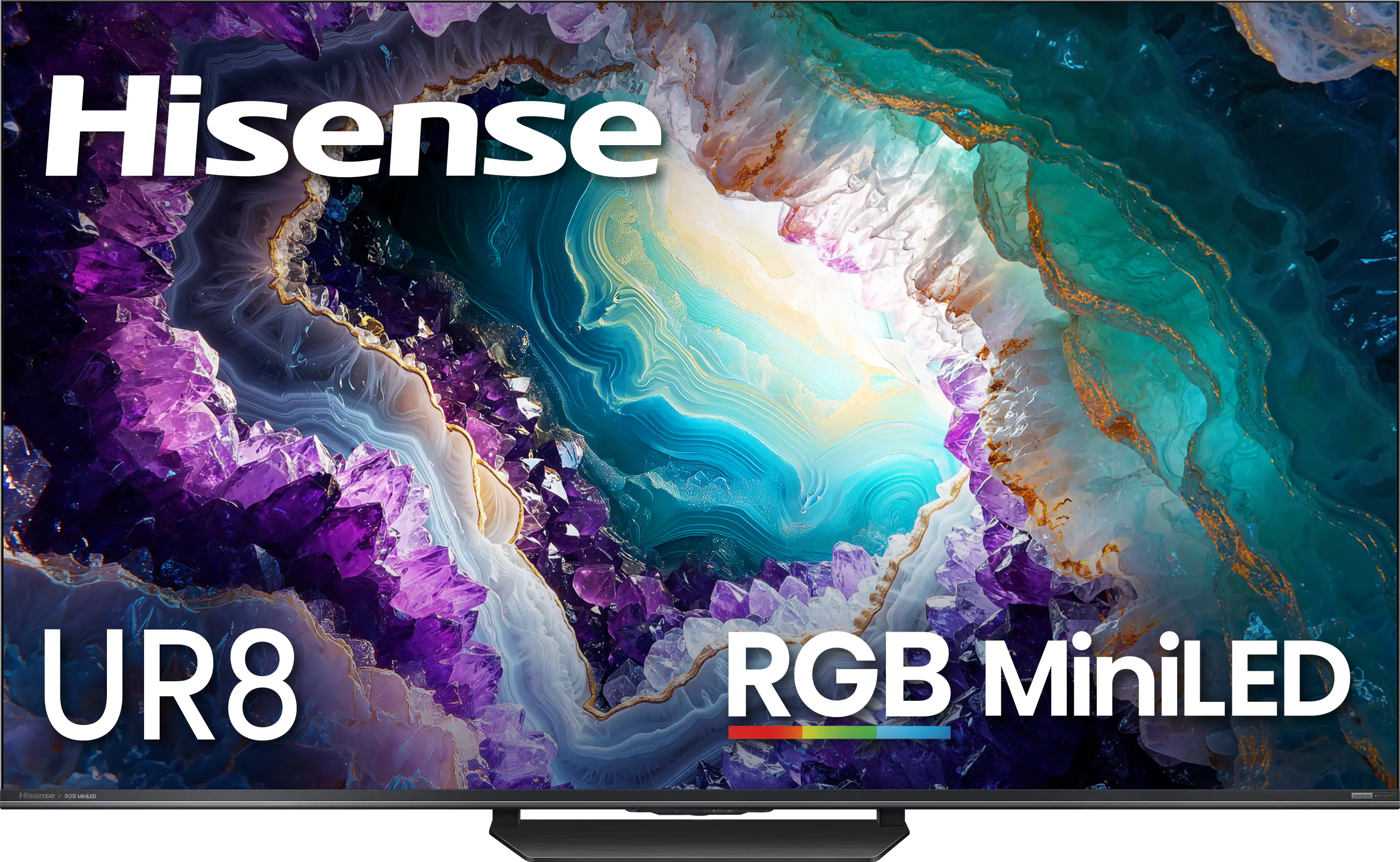Hisense - 85" Class UR8 RGB MiniLED UHD 4K HDR Smart Google TV with Gemini and Anti-Reflection Screen (2026)