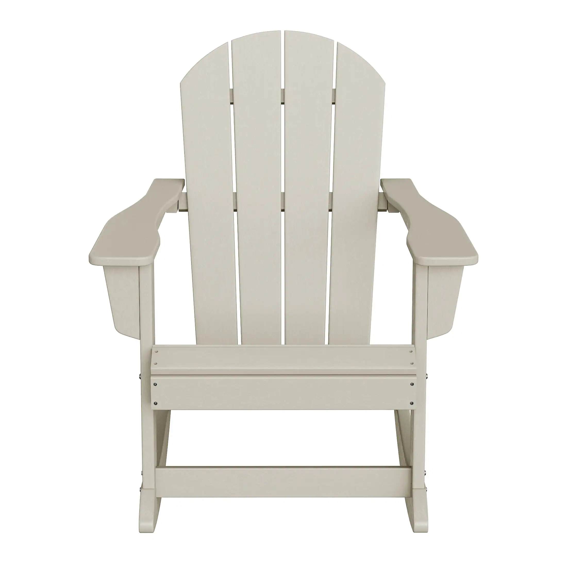 WestinTrends - Malibu Outdoor / Patio Poly Adirondack rocking chair - Sand