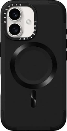 Open-Box: CASETiFY - Force Case with MagSafe for Apple iPhone 16 - Black