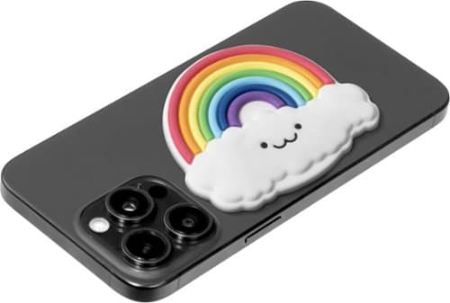 Open-Box: LAUT - Magmoji MagSafe Phone Badge - MOJI - Rainbow