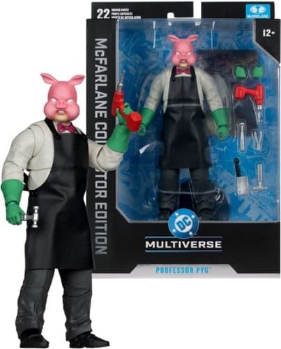 Open-Box: McFarlane Toys - DC Multiverse Professor Pyg (Batman) 7.2" Action Figure - McFarlane Collector Edition #52 - Chance for Chase