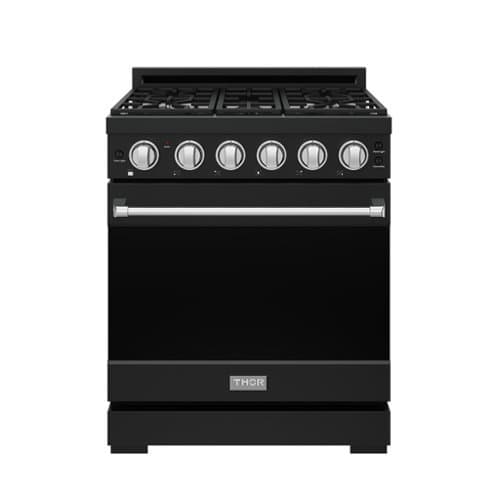 Gordon Ramsay Series by Thor Kitchen 4.55 Cu. Ft Freestanding Liquid Propane Gas Range with Stainless Steel Hardware - Black