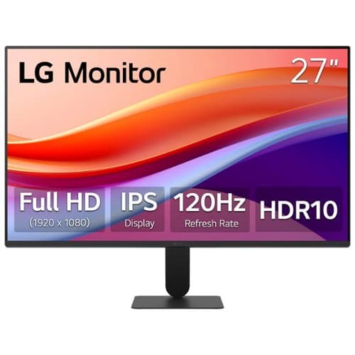 Open-Box: LG - 27" IPS FHD 120Hz Monitor with HDR10 (HDMI) - Black