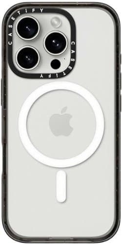 Open-Box: CASETiFY - Impact Case with MagSafe for Apple iPhone 16 Pro - Clear/Black