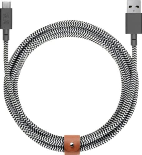 Open-Box: Native Union - 10' USB Type C-to-USB Type A Cable - Zebra