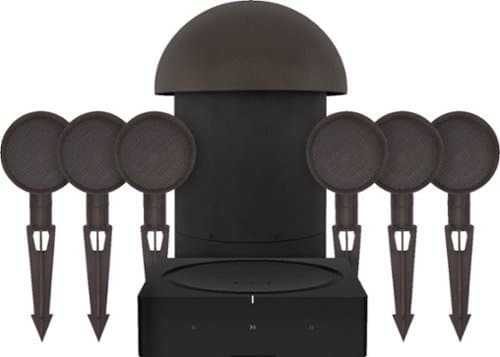 Open-Box: Sonance - MAG6.1 - Mag Series 6.1-Ch. Landscape Outdoor Speaker System Powered by Sonos (Each) - Brown/Black