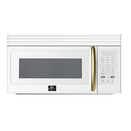 Open-Box: Forno Appliances - Scalo 1.6 Cu. Ft. Over-the-Range Microwave with Sensor Cooking and Auto-Defrost - White
