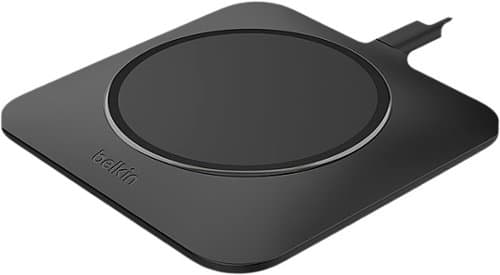 Open-Box: Belkin - BOOST↑CHARGE Pro 15W Universal Easy Align Wireless Pad, Fast Charger for Apple iPhone, Samsung, AirPods, and More - Black