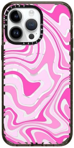 Open-Box: CASETiFY - Impact Case with MagSafe for Apple iPhone 15 Pro Max - Pink Swirls