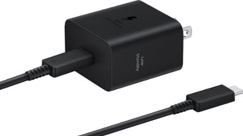 Open-Box: Samsung - 45W Power Adapter - Black