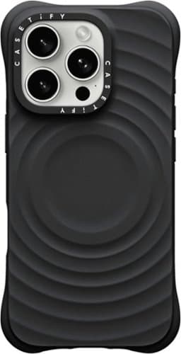 Open-Box: CASETiFY - Essentials Ripple Case with MagSafe for Apple iPhone 16 Pro - Black