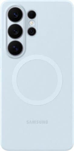 Open-Box: Samsung - Galaxy S26 Ultra Silicone Magnet Case - Light Blue
