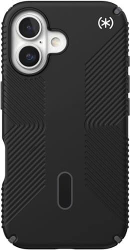 Open-Box: Speck - Presidio2 Grip ClickLock Case with MagSafe for Apple iPhone 16 - Black