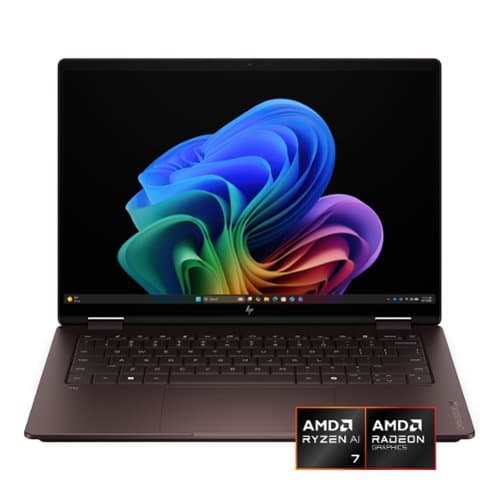 Open-Box: HP - OmniBook X Flip 2-in-1 - 14" 2K OLED Touchscreen Laptop - AMD Ryzen AI 7 445 (2026) - 24GB Memory - 1TB SSD - Copilot+ - Deep Espresso